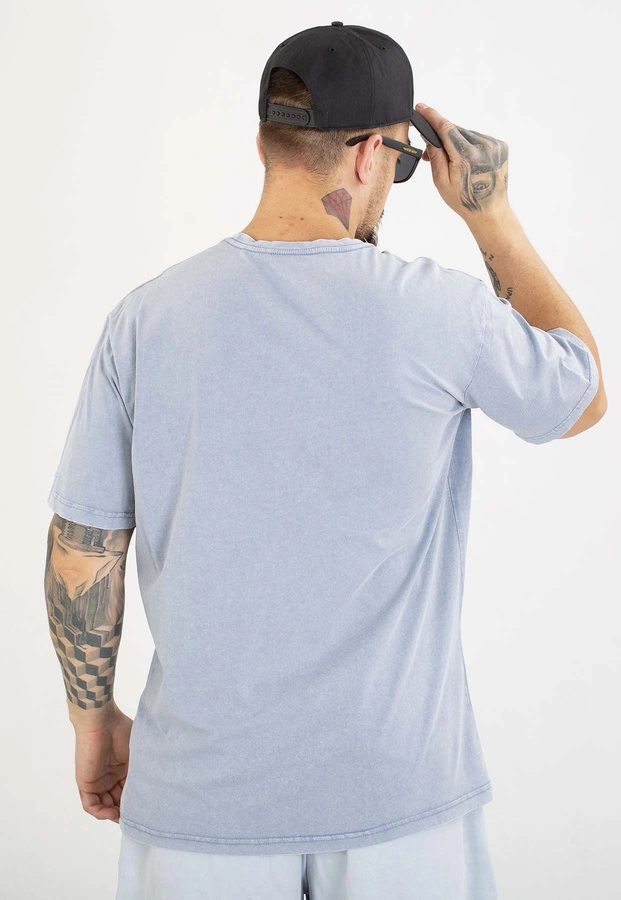 T-shirt Pit Bull Open Beach 190 washed blue