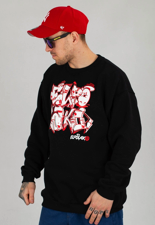 Bluza El Polako Baggy Graffiti czarna