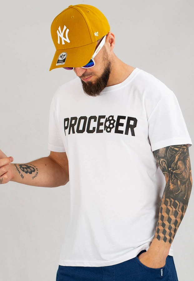 T-shirt Chada Kastet biały
