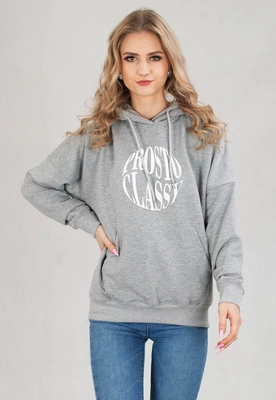 Bluza Prosto Hoodie Blister szara