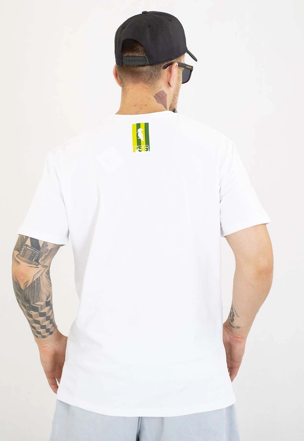 T-shirt Dudek P56 Dudek Logo biały