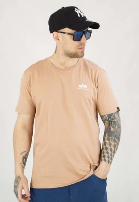 T-shirt Alpha Industries Basic Small Logo 188505 łososiowy