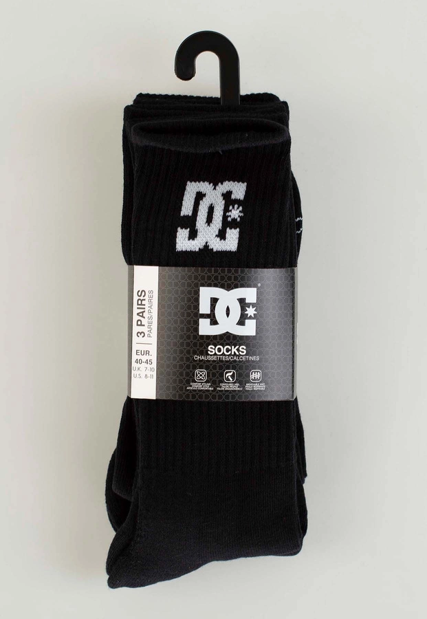 Skiety DC Shoes DC Crew 3Pak ADYAA03189-KVJ0 czarne