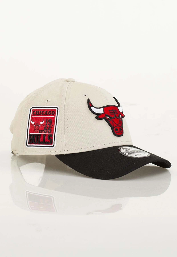 Czapka Trucker New Era Contrast Patch 9Forty Bulls 60667564 beżowo czarna