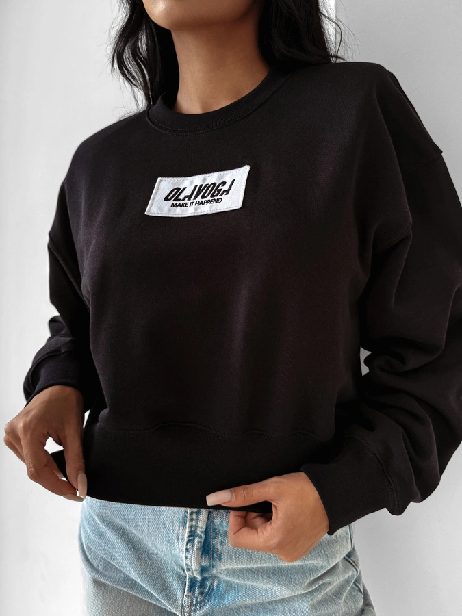 Bluza Olavoga Bez Kaptura Cinnamon Haze czarna