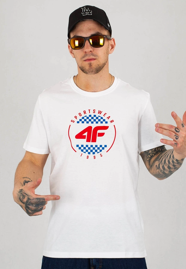 T-shirt 4F TSM022 biały