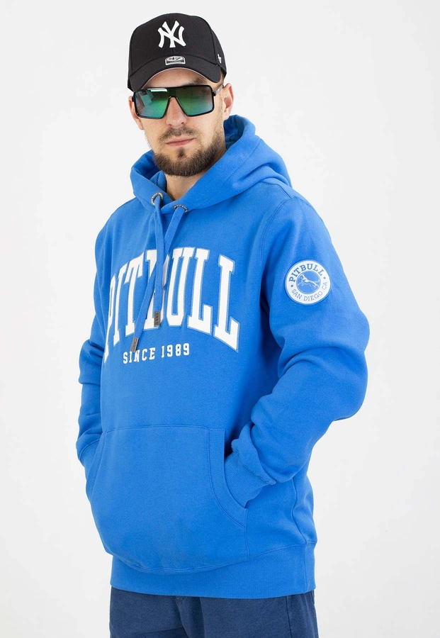 Bluza Pit Bull Z Kapturem Norton azurre blue