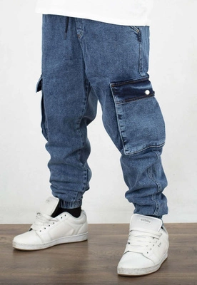 Spodnie I8 Denim BOY31 Joggery Cargo royal blue
