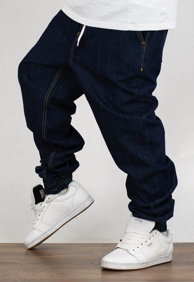 Spodnie Mass Jogger Sneaker Fit Signature blue rinse