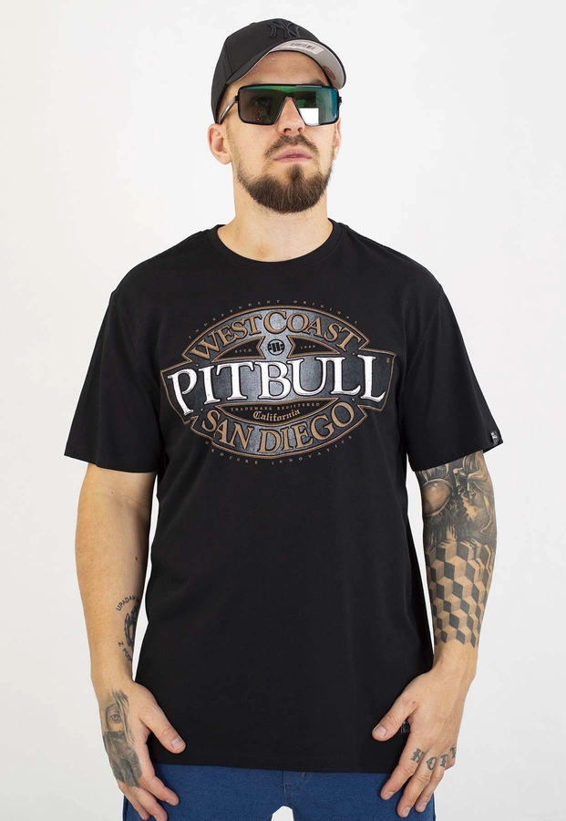 T-shirt Pit Bull Tommy Gun czarny