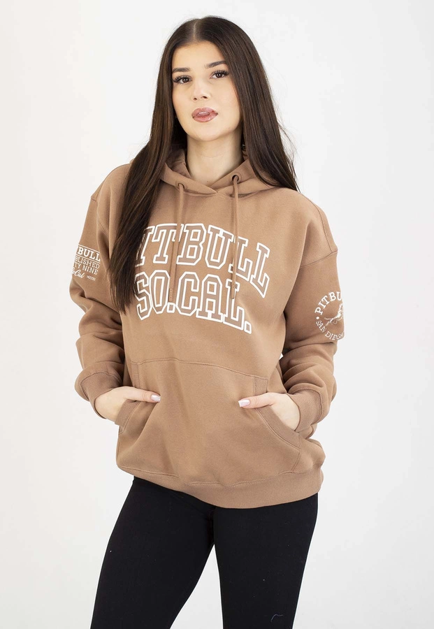 Bluza Pit Bull Z Kapturem Fiora chocolate mousse