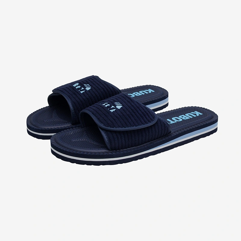 Klapki Kubota Sztruks K0000-100-013-15-1 granatowe