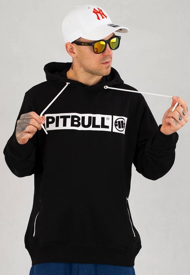 Bluza Pit Bull Z Kapturem Terry Group Hilltop czarna