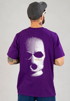 T-shirt Chada Balaclava fioletowy