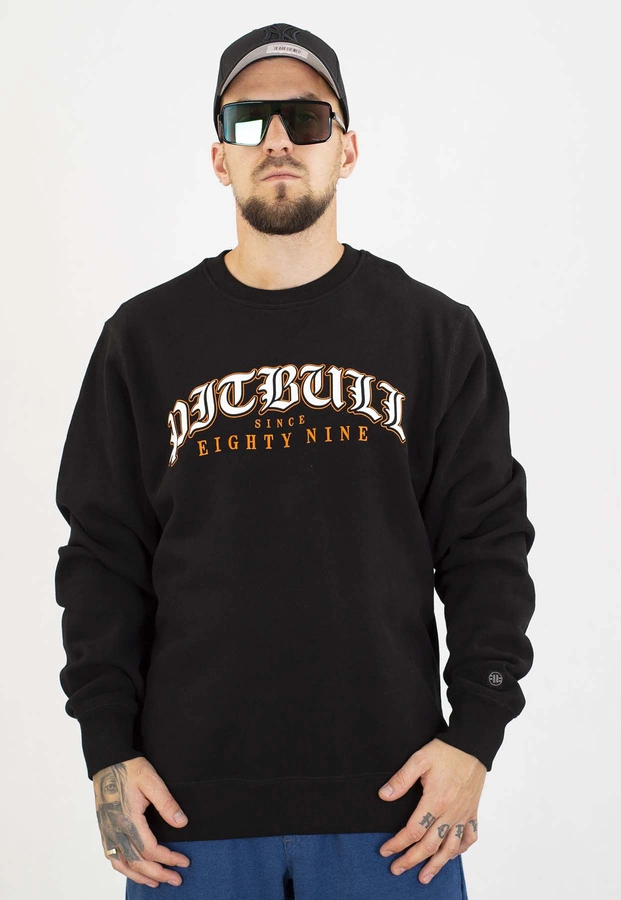 Bluza Pit Bull Bez Kaptura Tattoo czarna