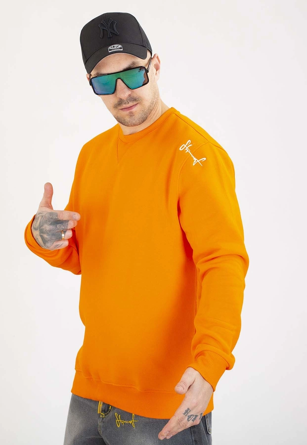 Bluza Stoprocent Bez Kaptura Haftbark pomarańczowa