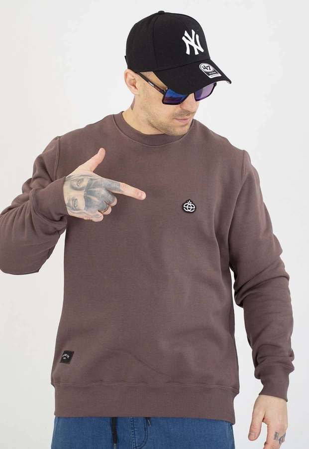Bluza Elade Bez Kaptura Icon Mini Logo brązowa