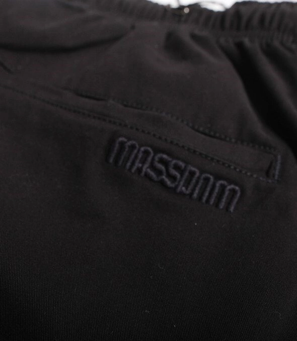 Mass Chino Classics Straight Fit Spodnie Krótkie Black