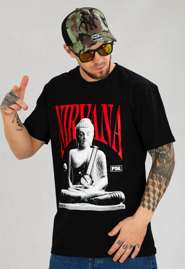 T-shirt Dudek P56 Nirvana Budda czarny