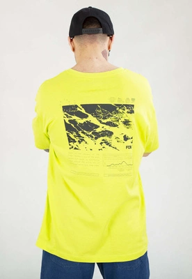 T-shirt 4F M2131 zielony neonowy