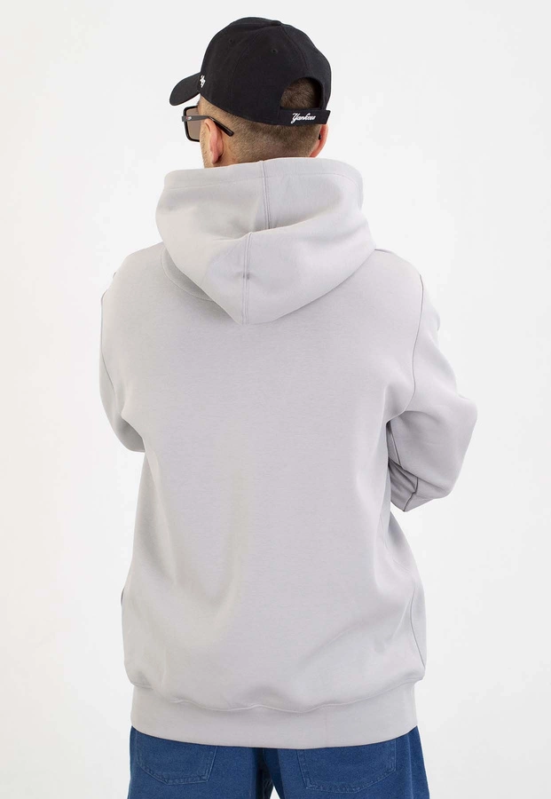 Bluza Prosto Z kapturem Interlock Logy szara