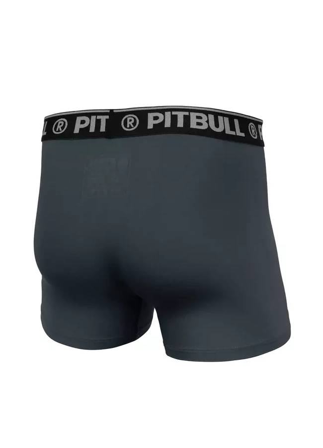 Bokserki Pit Bull 3 Pack Sport Mikrofibra oliwkowe grafitowe czarne