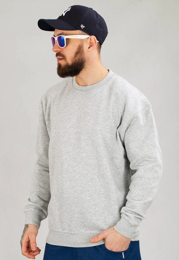 Bluza Niemaloga Crewneck jasno szara