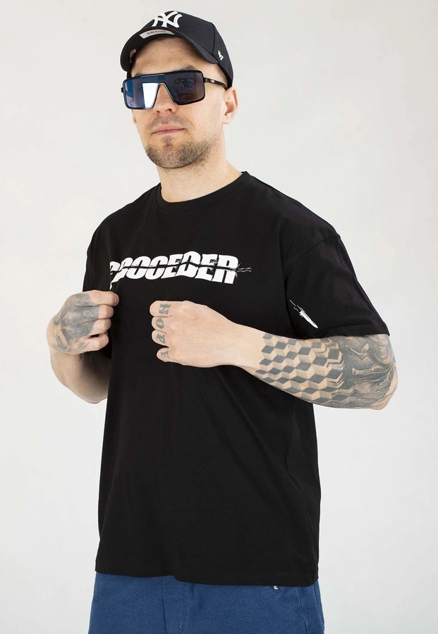 T-shirt Chada Proceder Bullet czarny