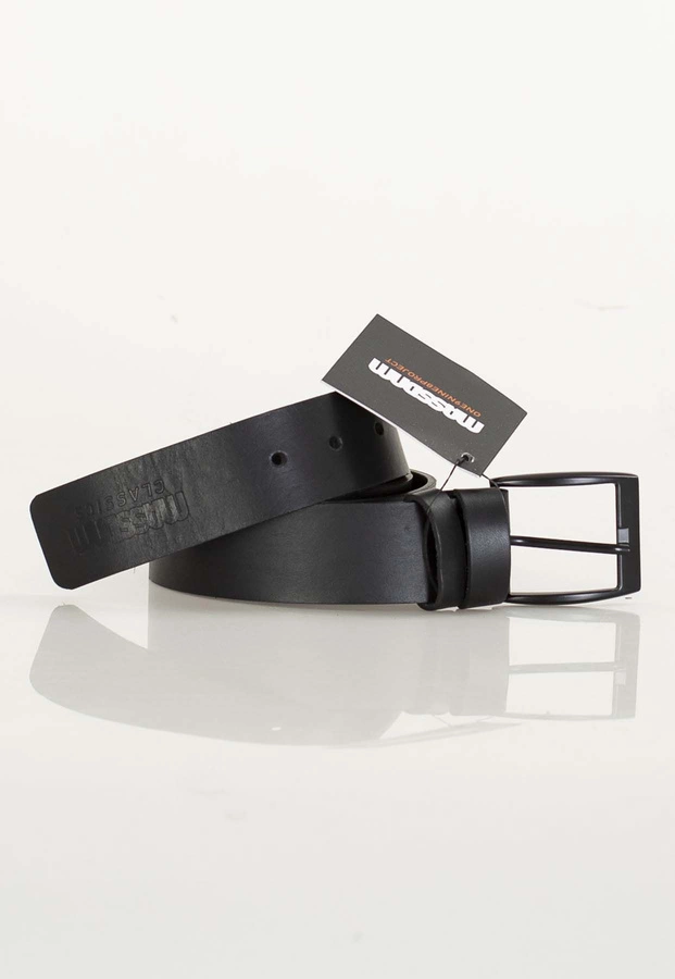 Pasek Mass Classcis Leather czarny