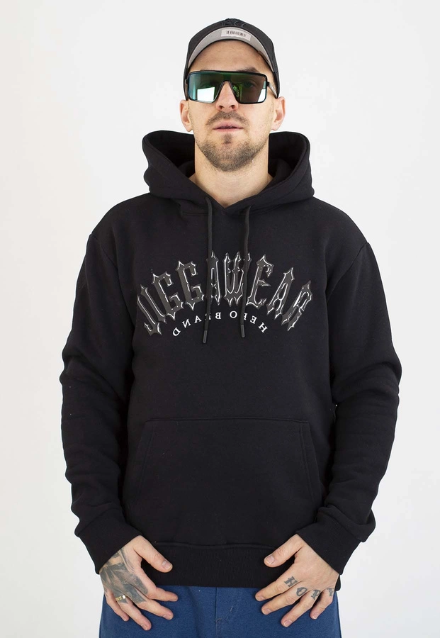 Bluza Jigga Wear Z Kapturem Trap Logo czarna