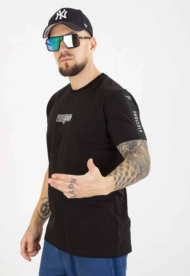 T-shirt Chada Proceder Cut Tape czarny