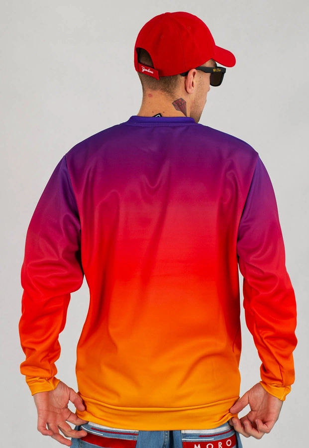 Bluza El Polako Gradient Elpo granatowo pomarańczowa