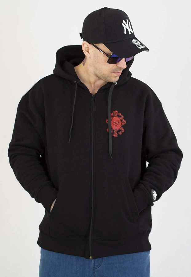Bluza Brain Dead Familia Zip Mutylator czarny
