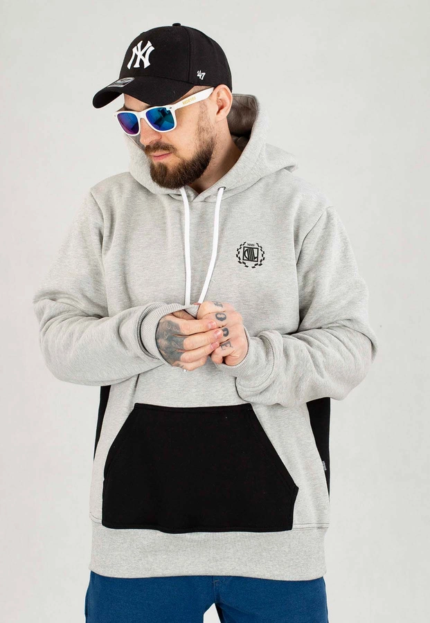 Bluza Diil Z Kapturem Double Color szara