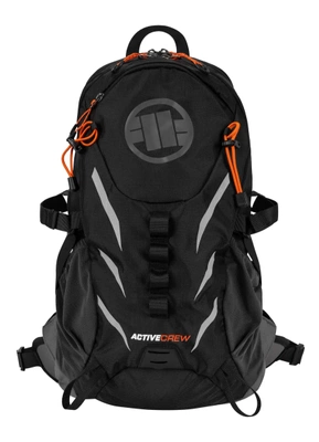 Plecak Pit Bull Logo Rowerowy czarno szary