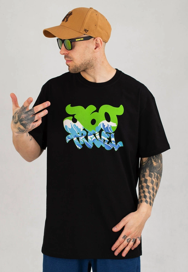 T-shirt 360CLTH Travel czarny