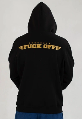 Bluza Red Eyes Fuck Off czarno złota