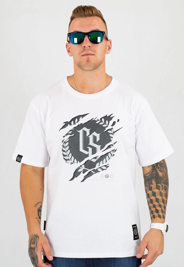 T-shirt Ciemna Strefa Laur Bestia biały