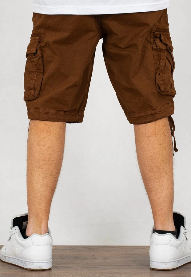 Spodenki Pit Bull Cargo Short Carver brązowe