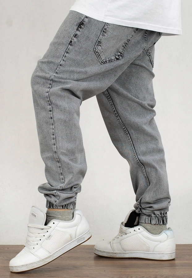 Spodnie I8 Denim Joggery Boyfriend BOY03 light grey