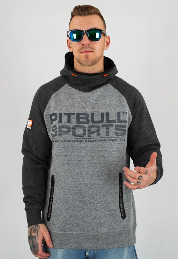Bluza Pit Bull Logan 2 Colors szaro grafitowa