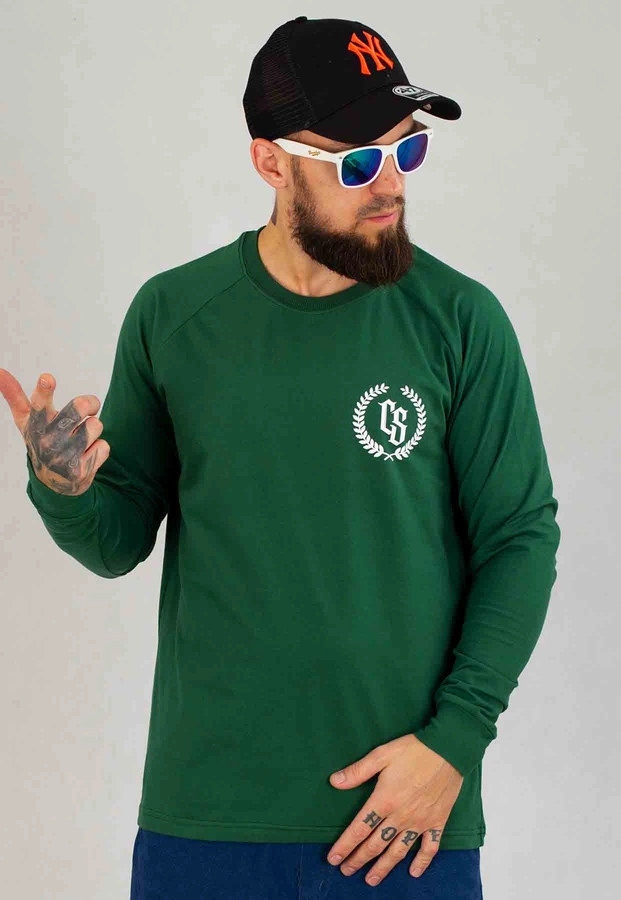 Longsleeve Ciemna Strefa CS Mały Laur zielony