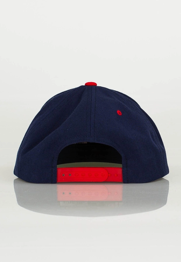 Czapka Snapback El Polako Classic granatowo czerwona