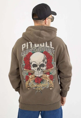 Bluza Pit Bull Santa Muerte major olive