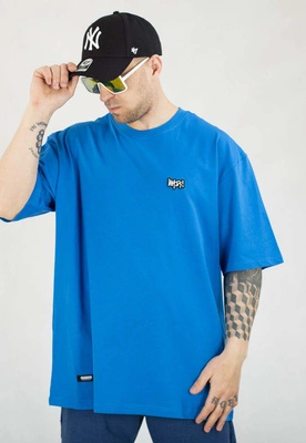T-shirt Mass Signature Patch niebieski