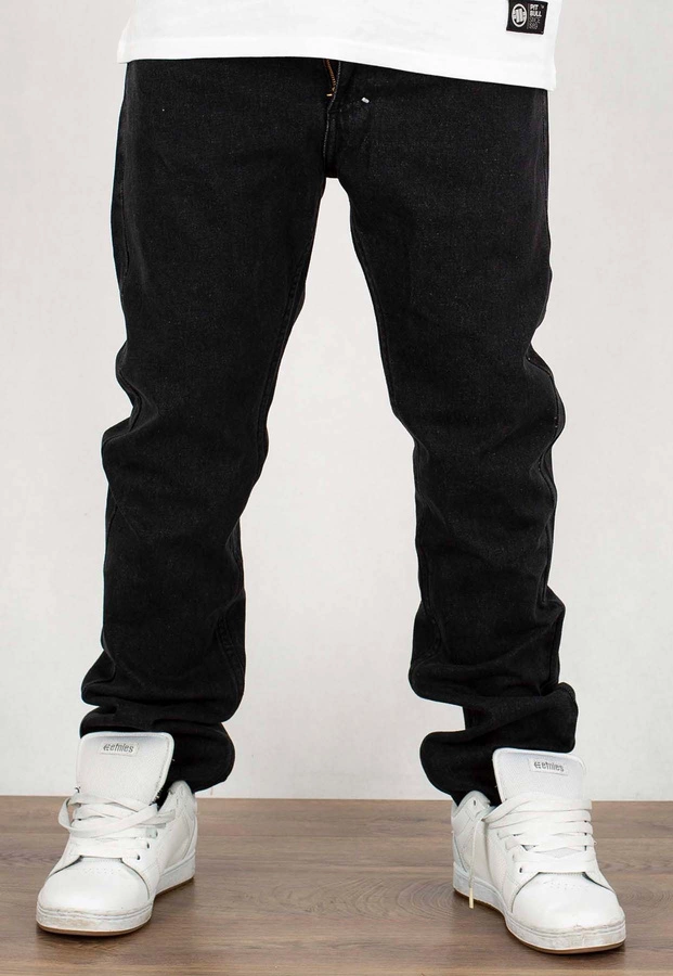 Spodnie Mass Tapered Fit Signature 2.0 light black washed