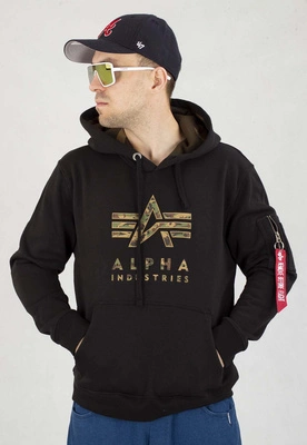 Bluza Alpha Industries Z Kapturem Camo TPU 146337 czarna