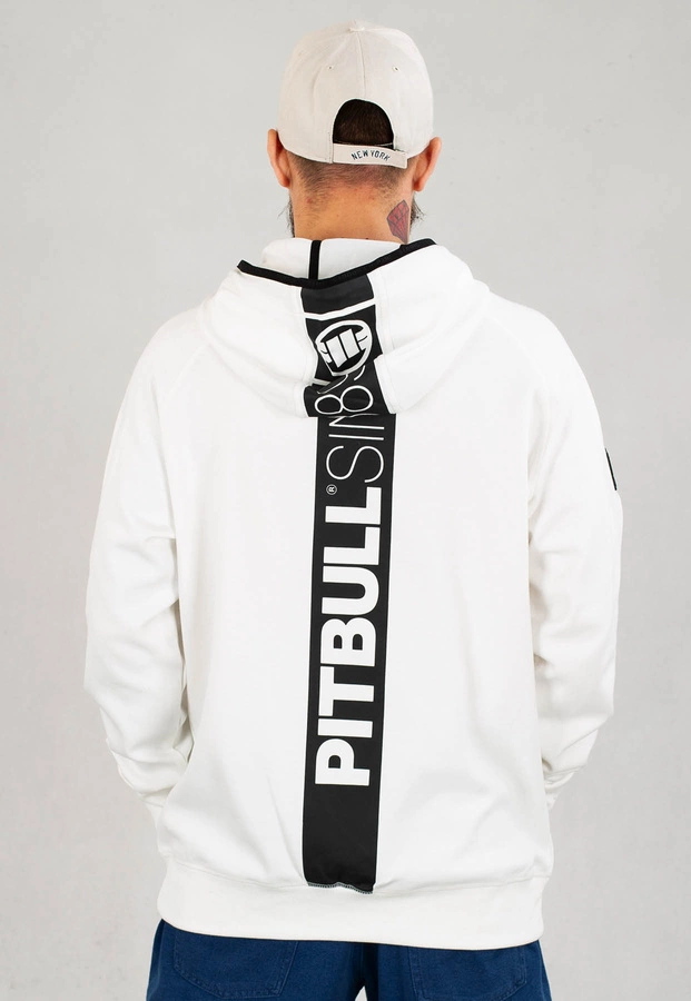 Bluza Pit Bull Hooded Stafford biała