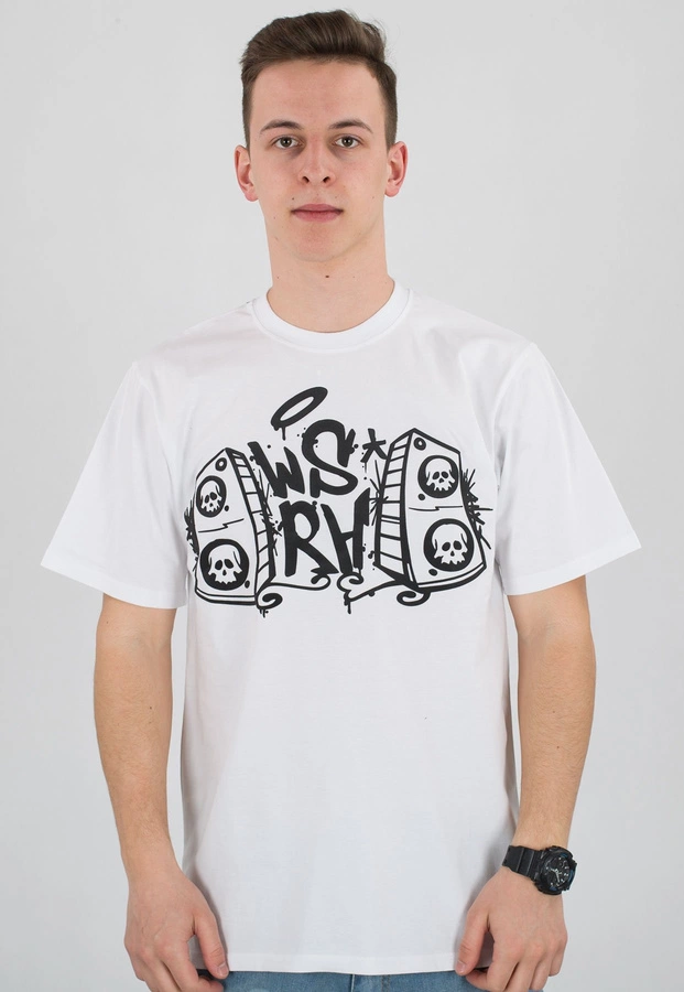 T-shirt WSRH Classic Logo biały