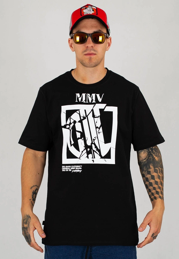 T-shirt Diil Destroy czarny